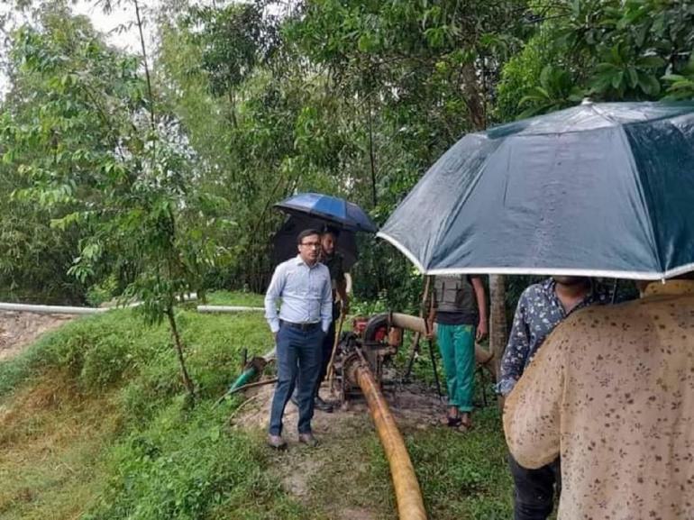 হবিগঞ্জ অবৈধ ভাবে বালু উত্তোলনের দায়ে ৫০ হাজার টাকা অর্থদন্ড প্রদান