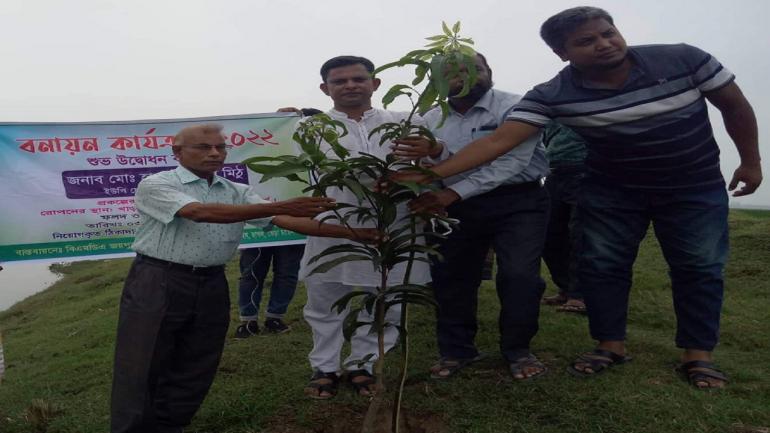 জয়পুরহাটে বৃক্ষরোপন কর্মসূচির উদ্বোধন