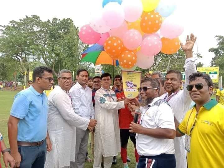 চরভদ্রাসন উপজেলায় ইস্পাহানি নিবেদিত আনোয়ারা মান্নান বেগ অন্তু জেলা ফুটবল টুর্নামেন্ট অনুষ্ঠিত।