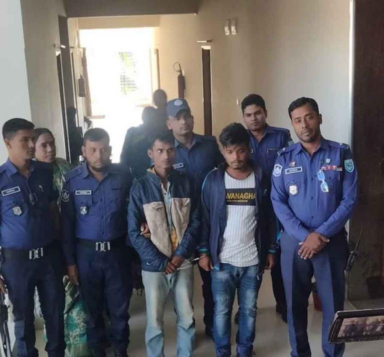 গণধর্ষন মামলার দুই জন আসামির গ্রেফতার